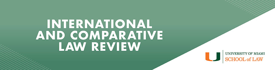 International and Comparative Law Review